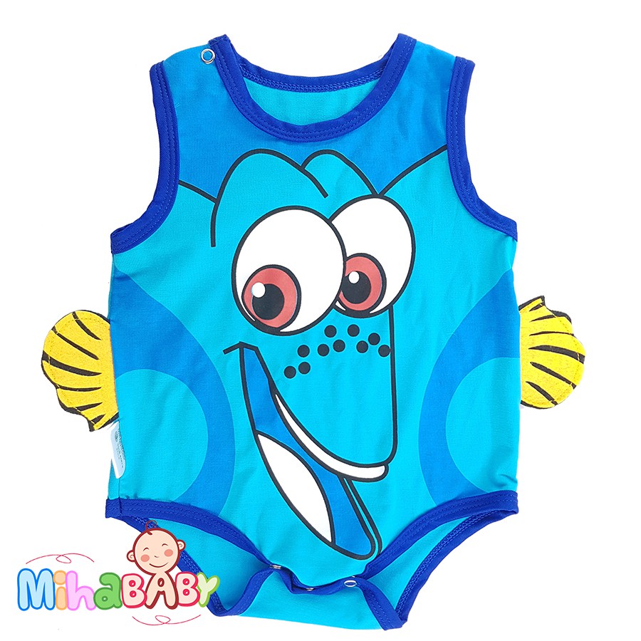 Bộ Bodysuit Cho Bé Hình Cá Dory - BDS_DORY