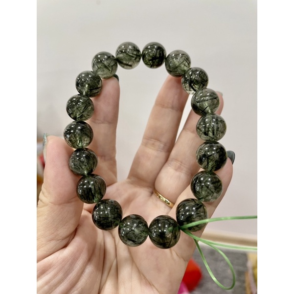 Vòng tay tóc xanh vip bóng đẹp rõ tóc