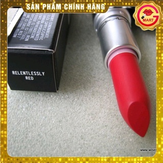 Son lì MAC MATTE LIPSTICK RELENTLESSLY RED #706 màu ĐỎ HỒNG SAN HÔ