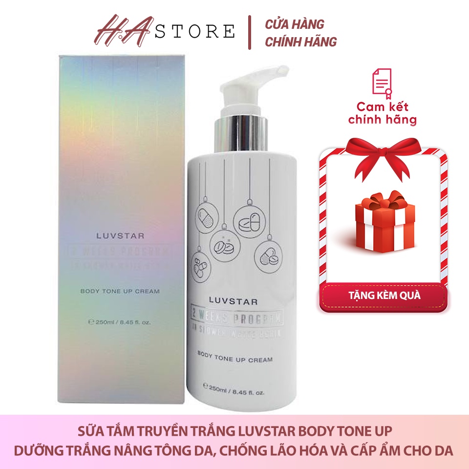 Sữa tắm truyền trắng Luvstar Body Tone Up