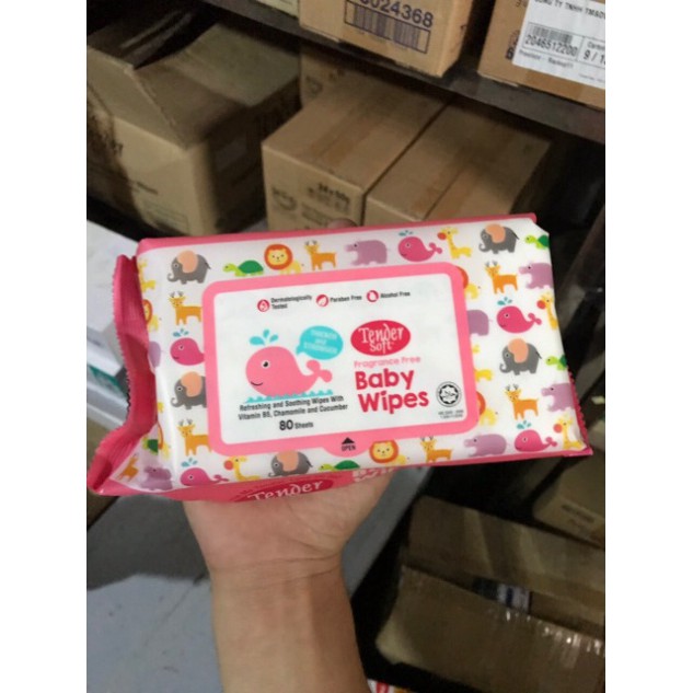 KHĂN GIẤY ƯỚT TENDER SOFT BABY WIPES