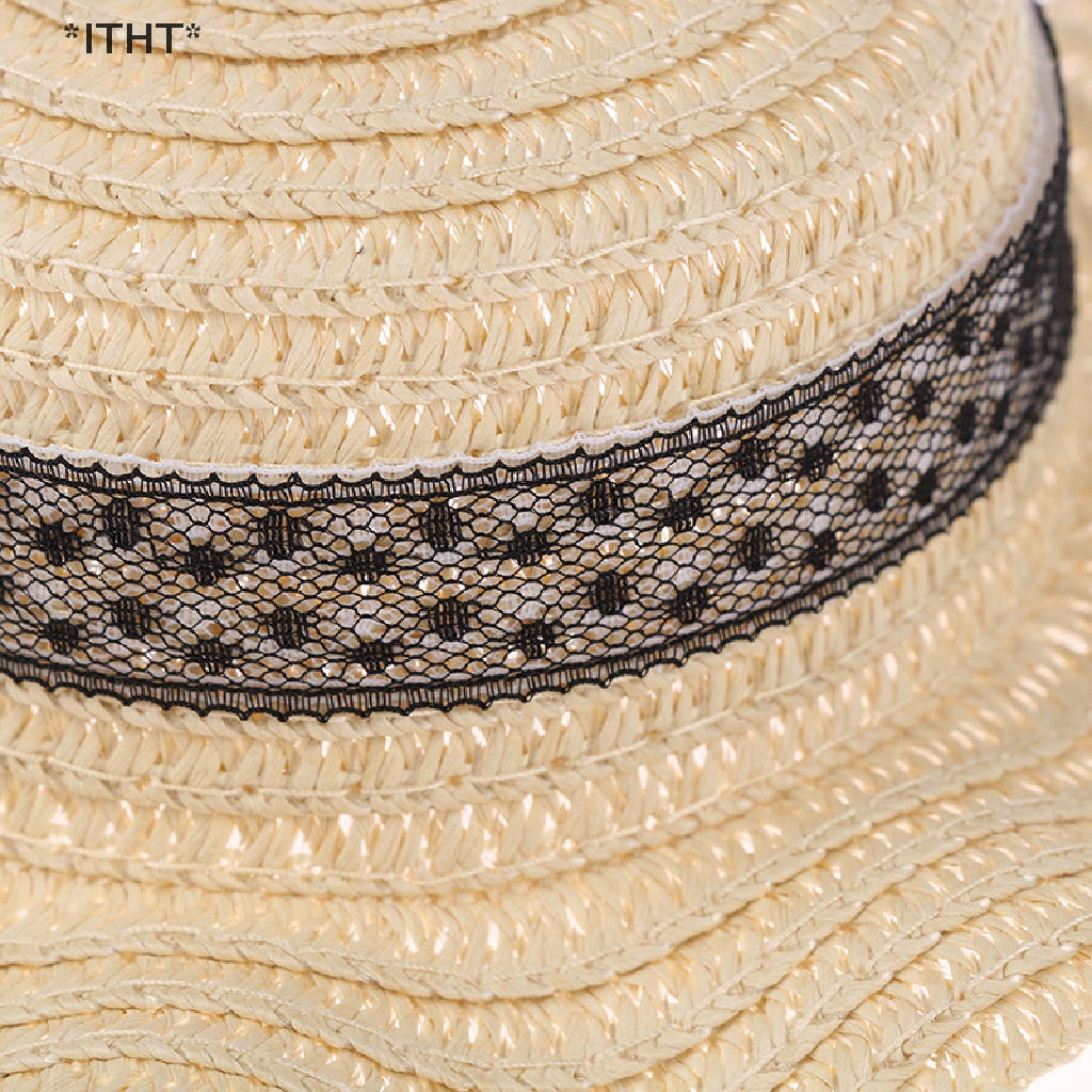 Nón Cối Phối Ren Handmade 1 Cái Tỷ Lệ 1 / 6 Mới Dành Cho Búp Bê