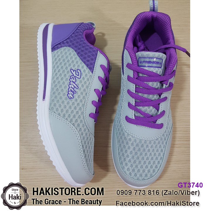 👟 Giày thể thao nữ phối tím êm chân và siêu nhẹ - GT3740 | BigBuy360 - bigbuy360.vn