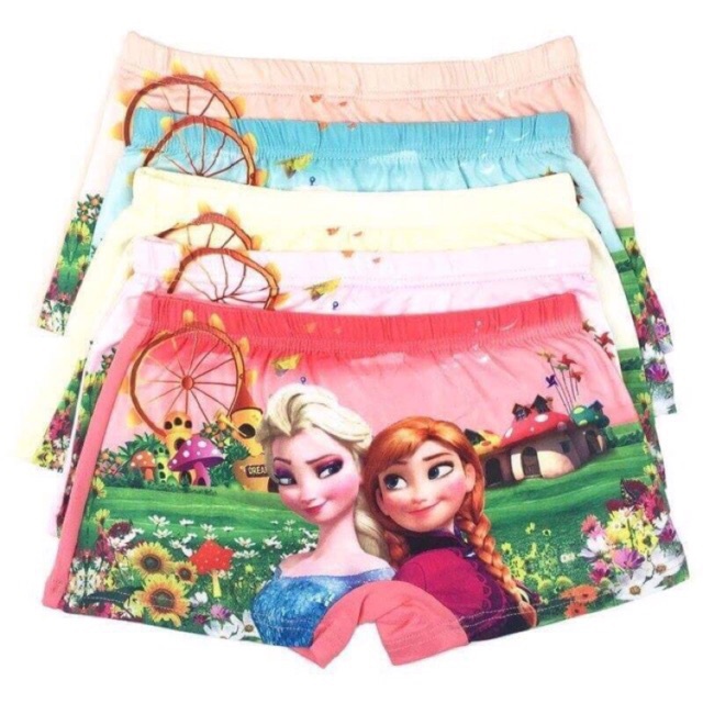 Quần chíp đùi thông hơi hình Elsa cho bé