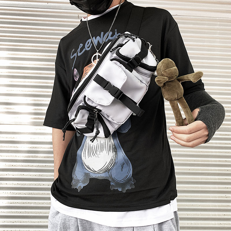 Ulzzang Korean Fashion Fanny Pack Pouch & Waist & Crossbody & Sling & Shoulder & Chest Bag for Men Birthday Gift | BigBuy360 - bigbuy360.vn
