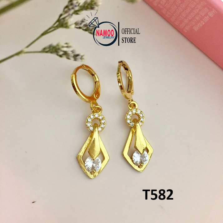 Khuyên Tai Nữ T582 Mạ Vàng 18k Namoo Jewelry