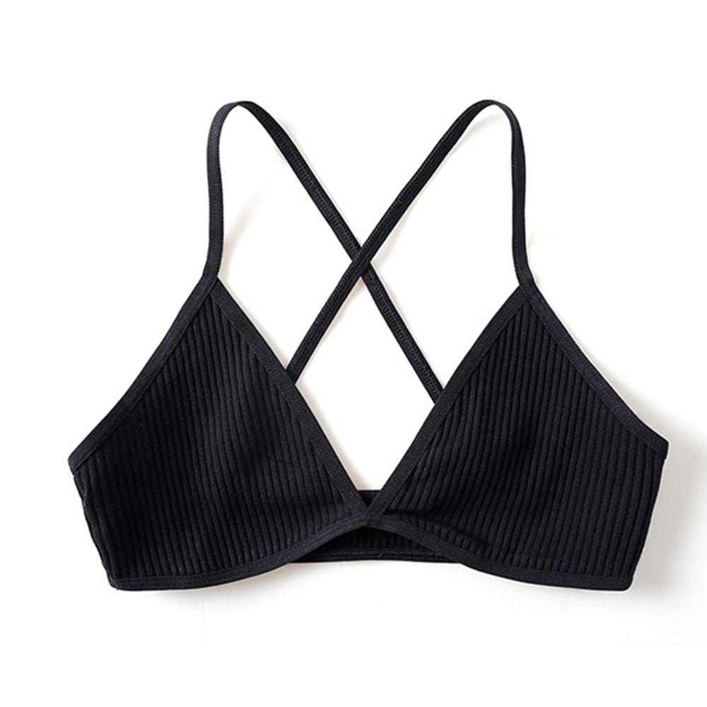Áo Ngực Tam Giác Vải Cotton Siêu Mỏng Nâng Ngực Size S-XL