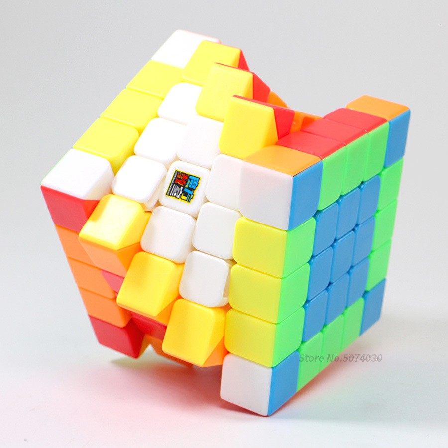 Rubik 5x5 Moyu Meilong MF Stickerless - Rubik Trơn Mượt, Tốc Độ ( Màu sơn liền khối)