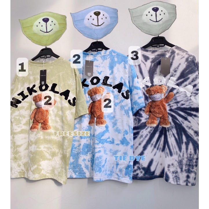 Áo Thun Tay Lỡ Loang Màu Bad Rabbit Nam Nữ Unisex - Form rộng &lt;75Kg