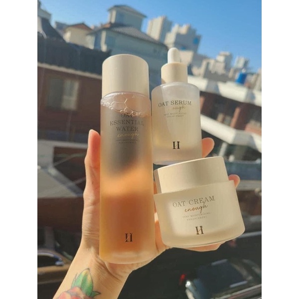Kem Dưỡng Trắng Da Oat Cream Enough Uptown Liiz- Kem Dưỡng Yến Mạch