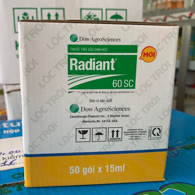 Combo trị bọ trĩ 1 confido+ 1 radiant