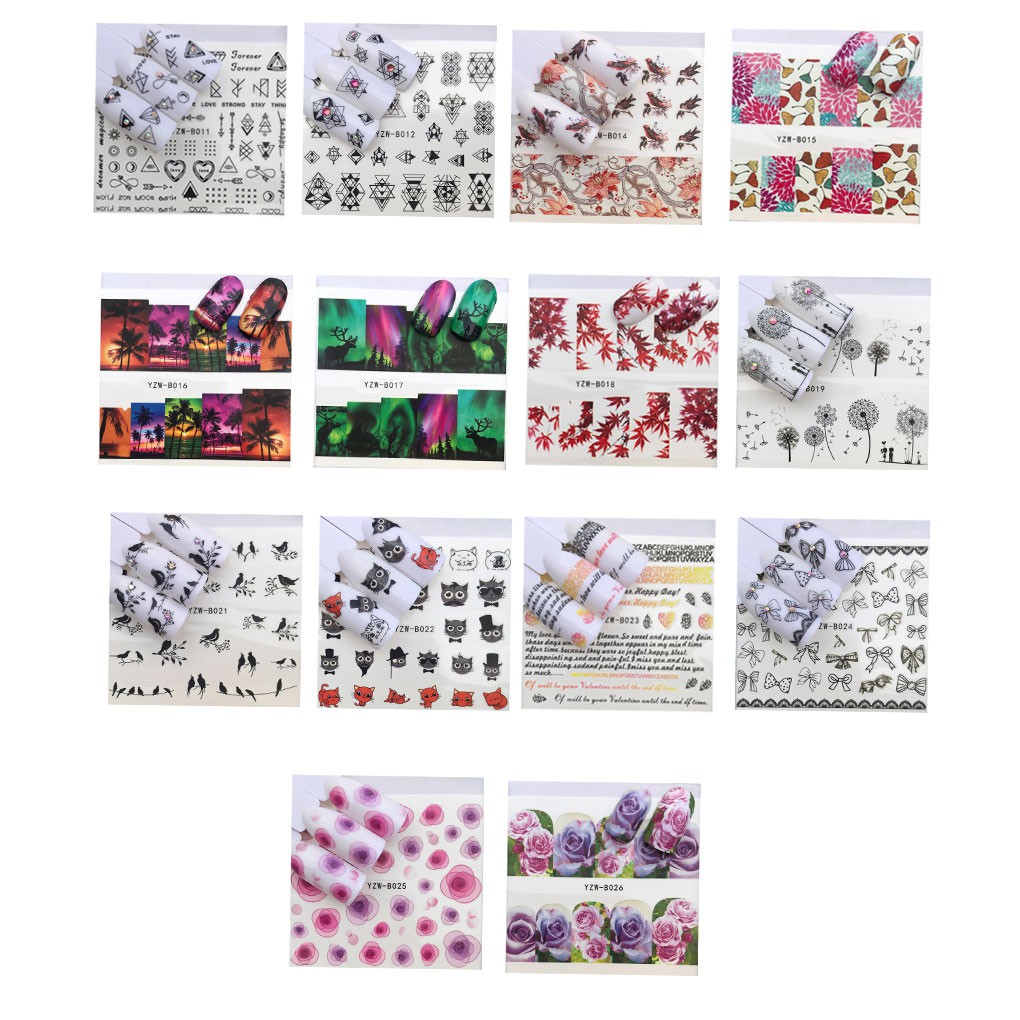 Miếng Dán 3D Trang Trí Móng Tay