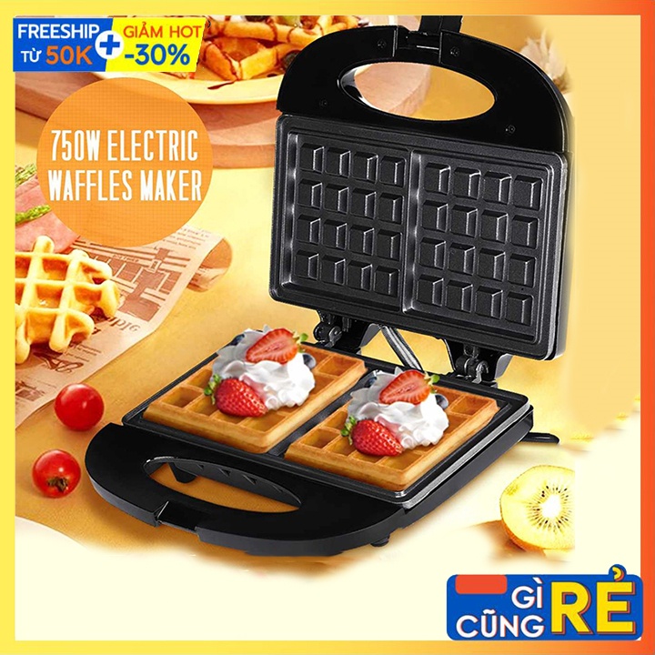 Máy làm bánh bông lan - Máy làm bánh Waffle HAEGER [Đại lý Chính Hãng]