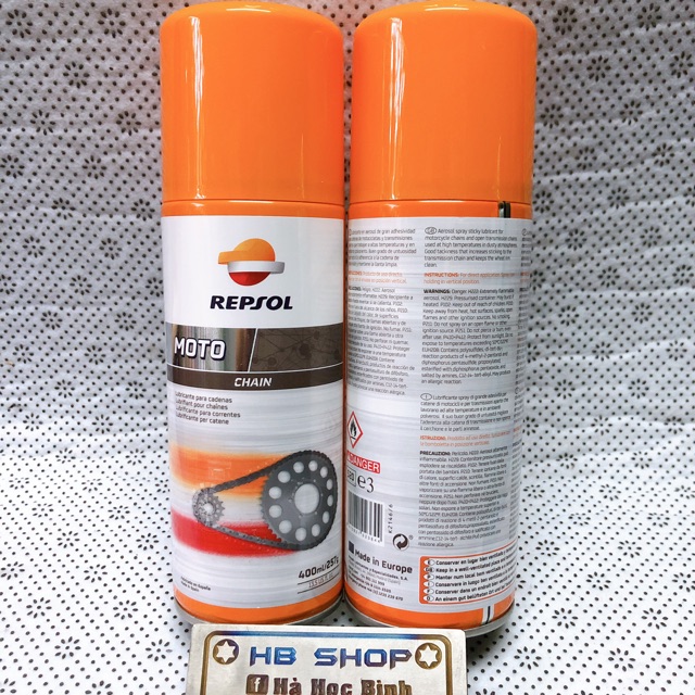 Repsol chain xịt dưỡng sên 400ml