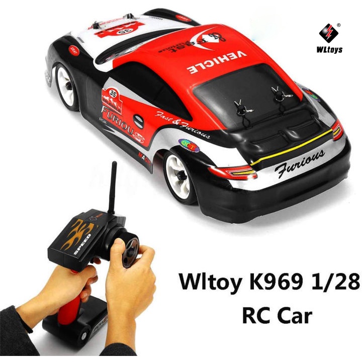 Xe Drift Điều Khiển Từ Xa Tốc Độ Cao Wltoys XK k969, Hai Cầu, Khung Kim Loại Siêu Bền 1/28 2.4G 4WD Brushed RC Car K96
