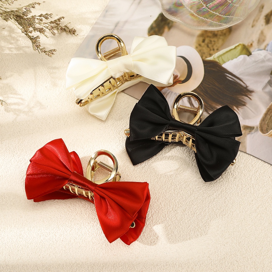 Kẹp Tóc Nơ Kim Loại 11.5cm Thời Trang Hàn Quốc Mới Cho Nữ