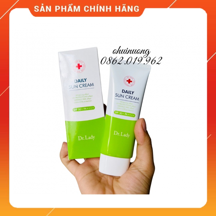 Kem chống nắng Daily Sun cream 3 in 1 SPF50+ PA ++++ 60ml_ohuinuong