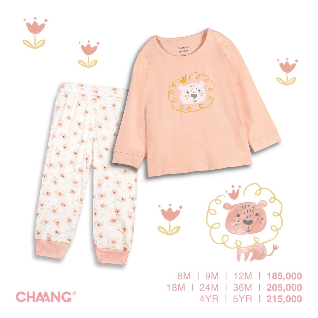 CHAANG TIGER 2022 thu đông 2022 Quần áo trẻ em bộ dài tay bé trai bé gái vải cotton size từ 0-5 tuổi