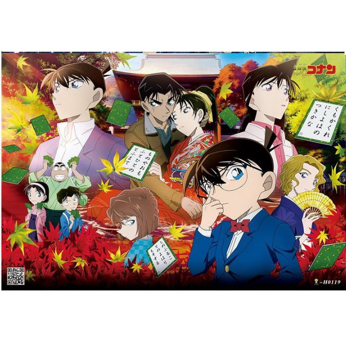 [Giấy Xịn] Set 8 tấm tranh poster A3 CONAN anime siêu chất