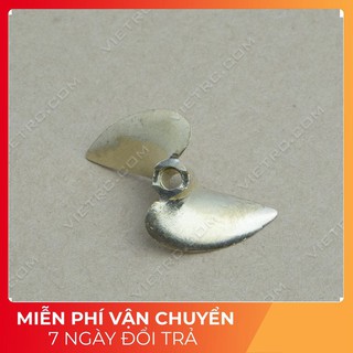 Chân vịt đồng 2 lá trục 3.17mm/4mm/4.76mm dùng cho tàu/cano điều khiển từ xa