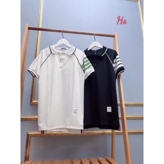 Áo polo zaclang viền vạch tay HSU1 0421