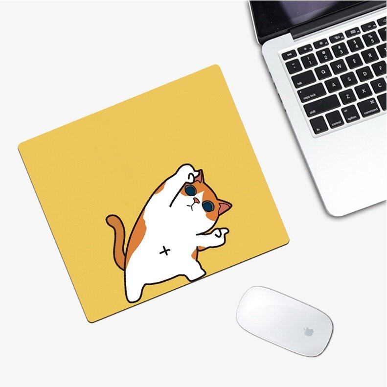 Miếng lót chuột,  mouse pad nhỏ dùng trong văn phòng, cừa hàng kích thước 26x21 nhiều mẫu dễ thương 2021