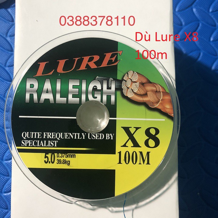 Dây Dù Lure X8 Dài 100m 7 Màu, Dây Câu Lure - DD 1