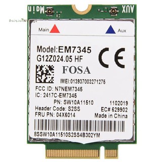 Thẻ Mạng Không Dây Cho Lenovo Em7345 Lte 4g Mô Đun Fru:04X6014 T450 X250 X240 T440 L440 X1
