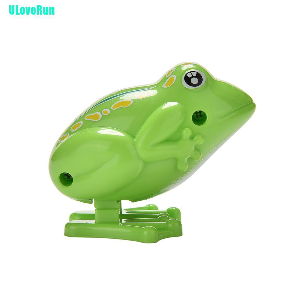 Uloverun 1 Chú Ếch Nhảy Bằng Nhựa Sử Dụng Dây Cót Cổ Điển
