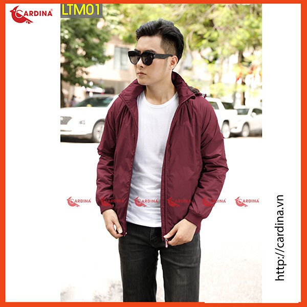 Áo Khoác Nam, Áo Gió Nam 2 Lớp Lót Lông Cừu CARDINA Cao Cấp Siêu Nhẹ, Siêu Ấm | BigBuy360 - bigbuy360.vn
