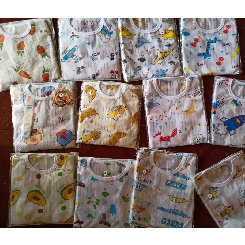 BỘ COTTON GIẤY DÀI TAY SƠ SINH CHO BÉ TỪ 3 ĐẾN 16KG