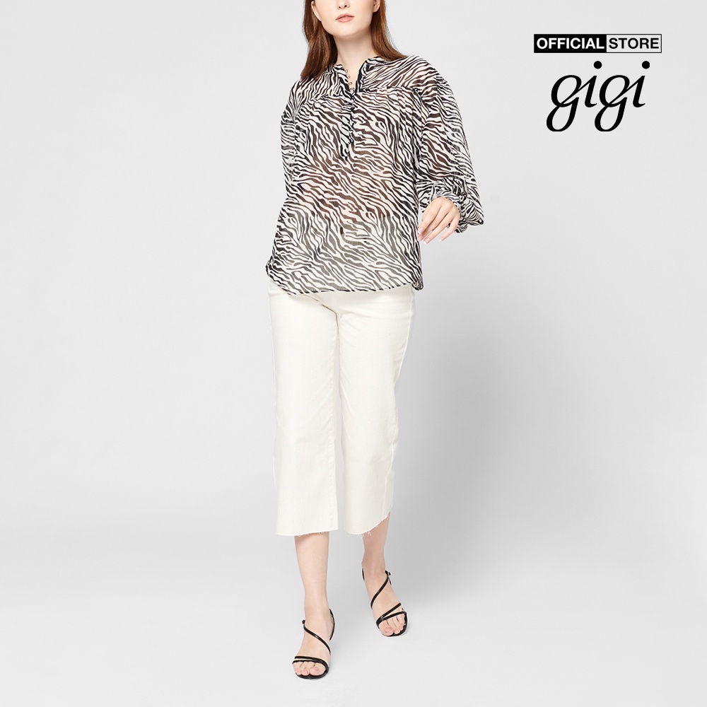 Gigi - Áo kiểu nữ tay dài Black Stripe G1110211208S-64