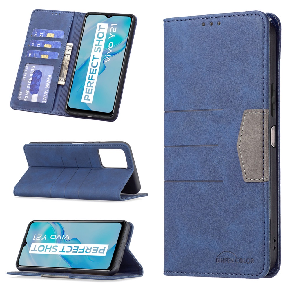 Bao Da Điện Thoại Nắp Lật Kèm Ngăn Đựng Thẻ Cho Vivo Y20 Y20i Y20s G Y21 Y21G Y21s Y21T