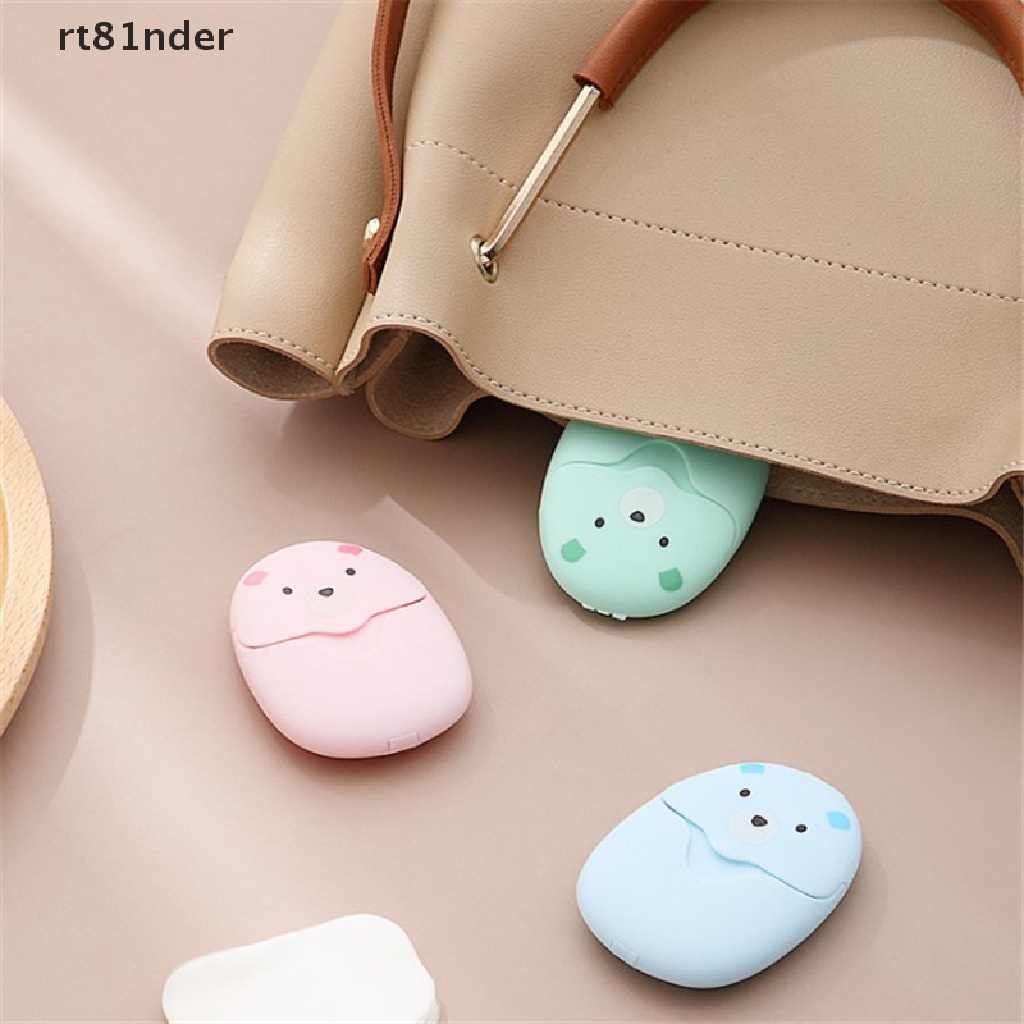 Xà Phòng Giấy Mini Dùng Một Lần Thiết Kế Dễ Thương Tiện Dụng