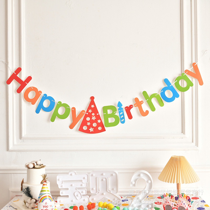 Dây Cờ Treo Trang Trí Chữ Happy Birthday