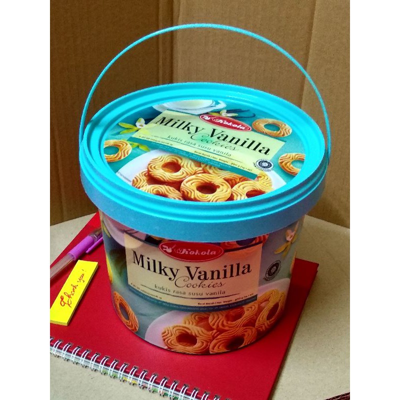 Bánh Kokola Milky vanilla (xô - 400g)