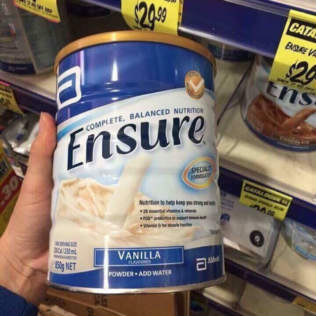 Sữa Ensure vani hàng xách tay úc