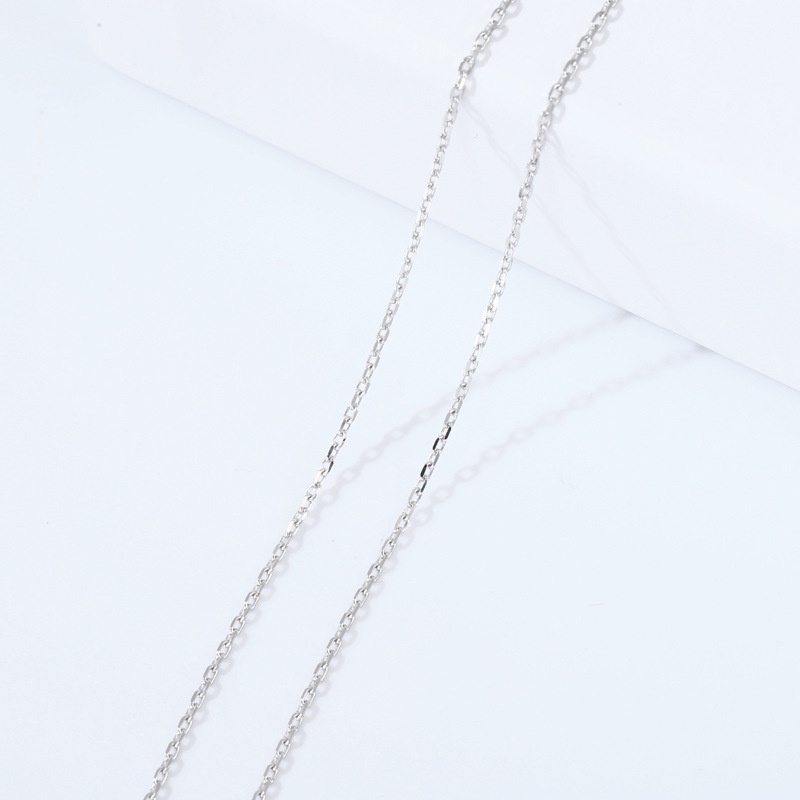 Dây Chuyền Dạng Xích Đơn Giản Nhẹ Nhàng Dễ Phối Đồ Bạc Ý S925 DC-09 Bảo Ngọc Jewelry