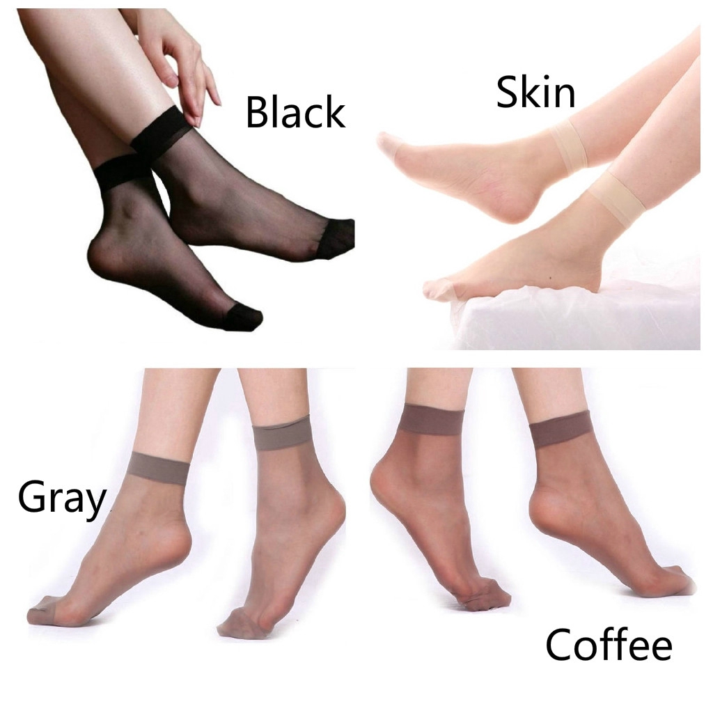 Set 10 đôi tất chân siêu mỏng thời trang cho nữ