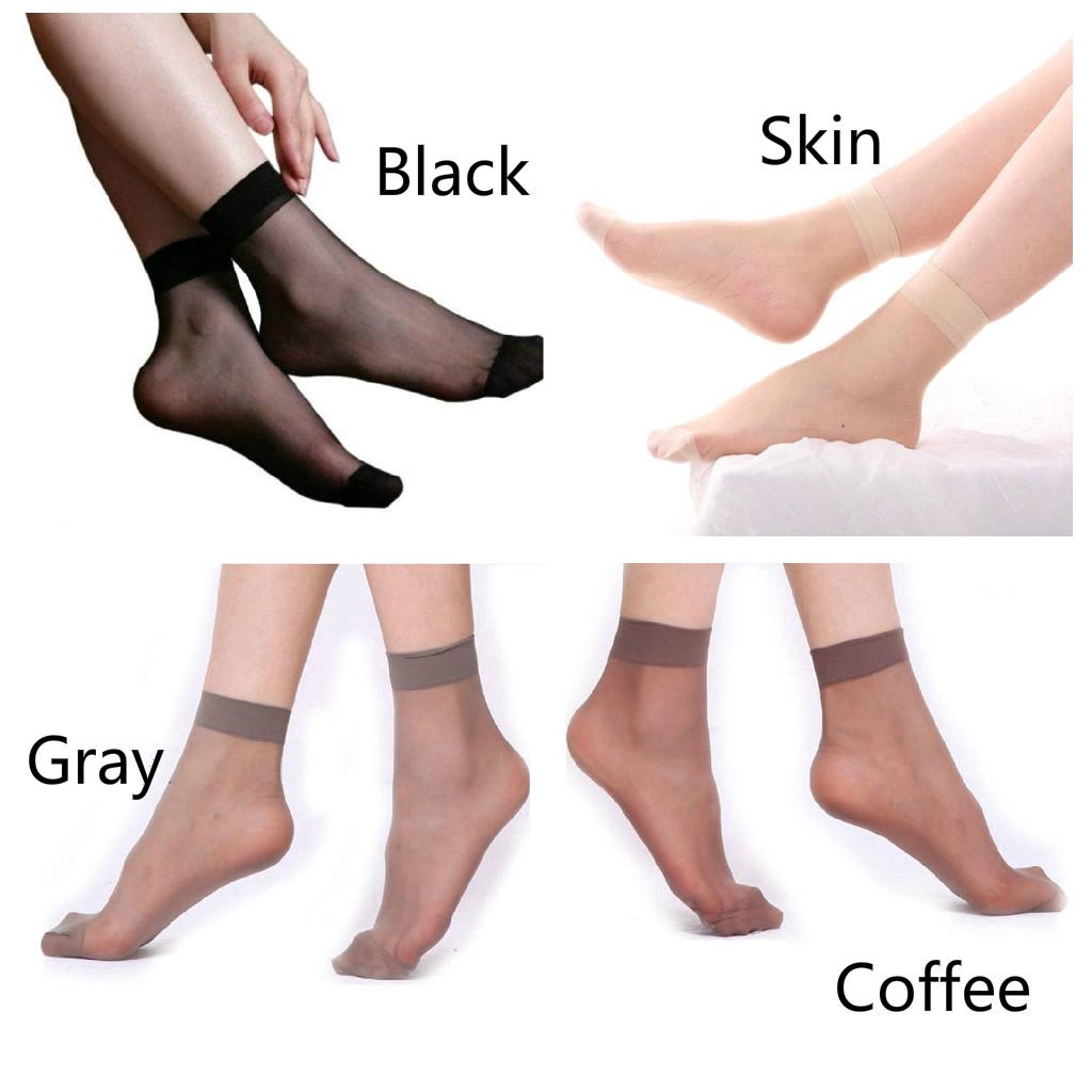 Set 10 đôi tất chân siêu mỏng thời trang cho nữ