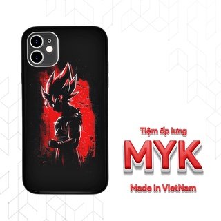 Ốp Lưng GOKU quyết tâm ánh sáng đỏ cho Iphone 5 6 7 8 Plus 11 12 Pro Max X Xr GOKPOD00362