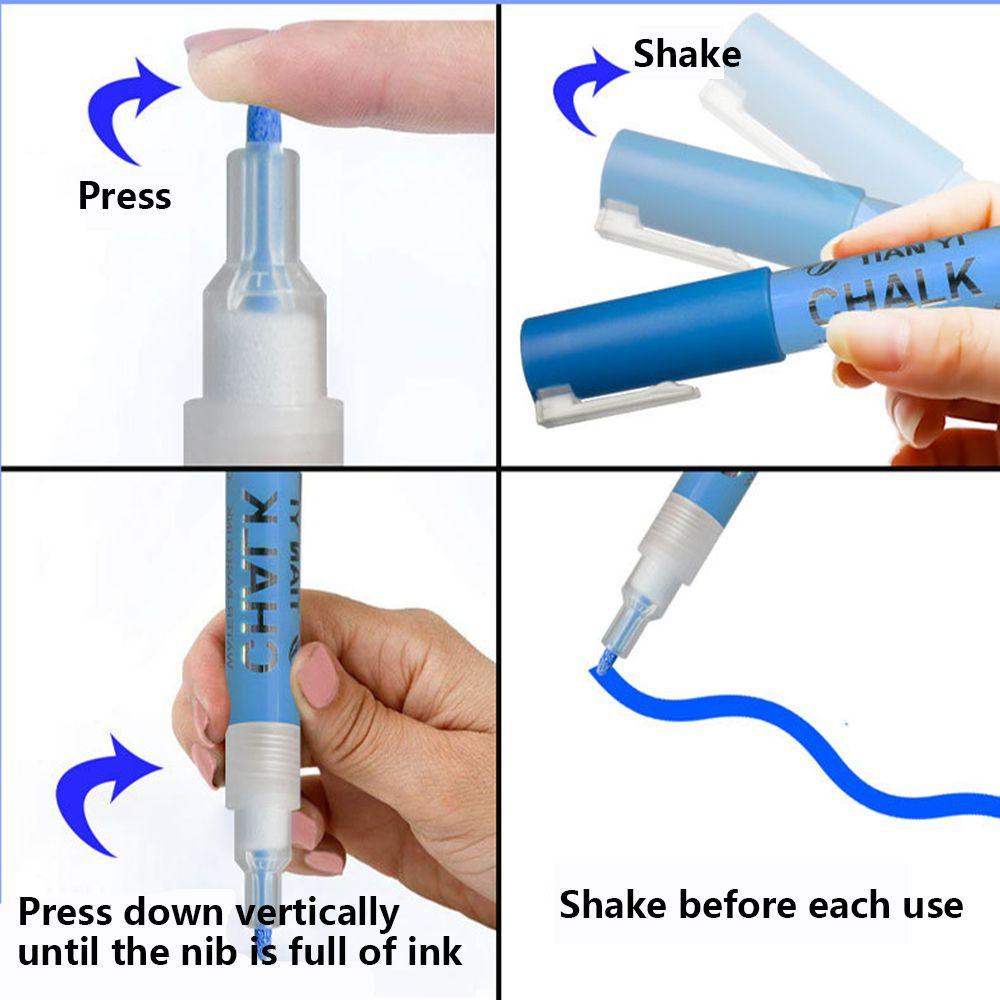 DORAW 8 Colors Liquid Chalk Environmental Multicolor Chalkboard Glass Windows Blackboard Pen