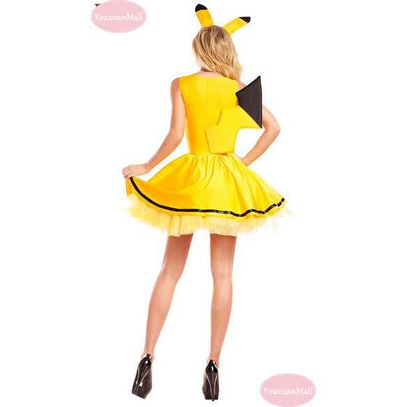 Bộ Đồ Hóa Trang Pikachu Đáng Yêu Cho Người Lớn Dịp Halloween