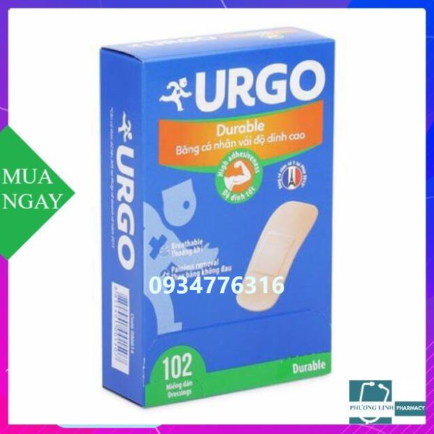 Băng cá nhân URGO (hộp 102 miếng)