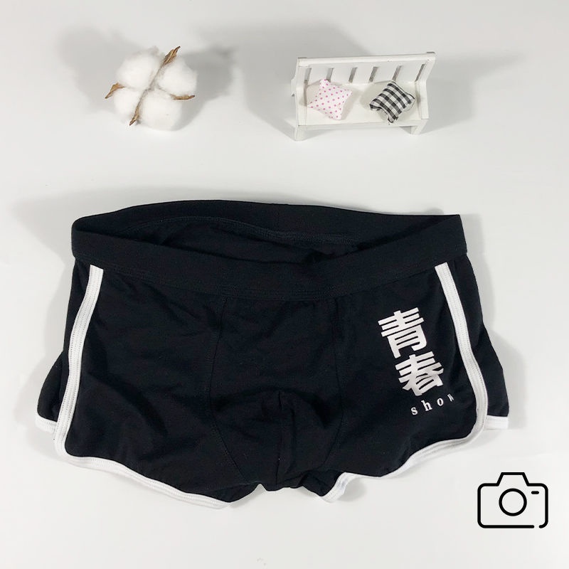 Quần Lót Boxer Cotton Thoáng Khí Phong Cách Thể Thao Thời Trang Cho Nam