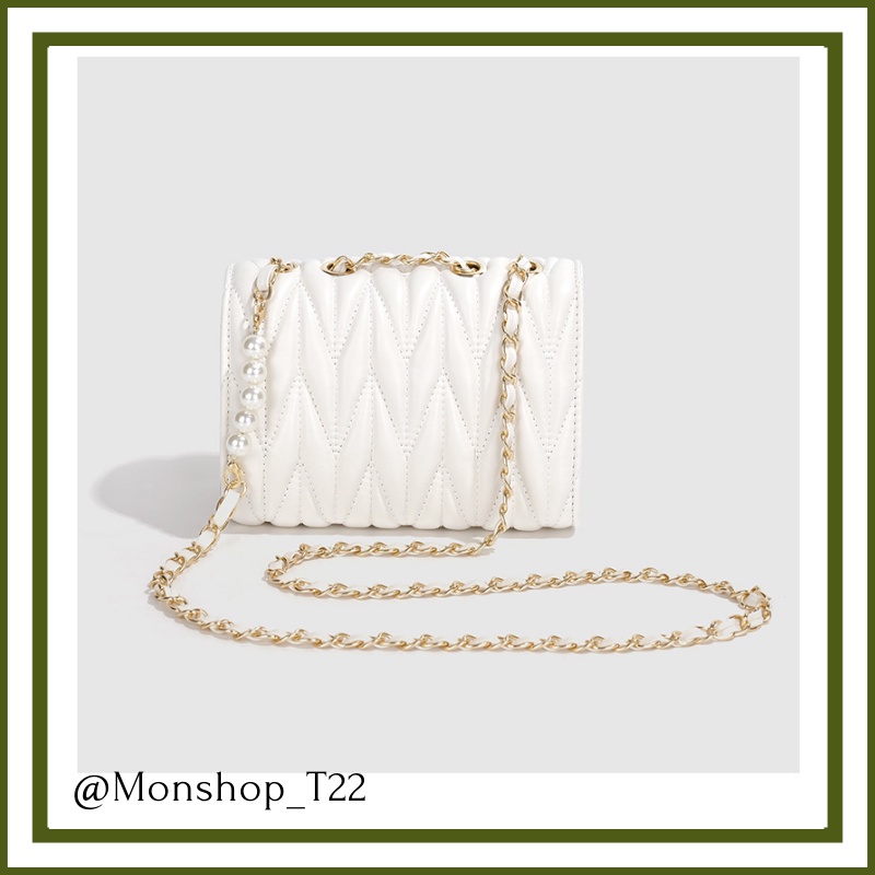 🌸sẵn hàng🌸Túi xách da mềm đeo chéo nữ CEEKAY chính hãng vân thoi khóa trái tim  - T22