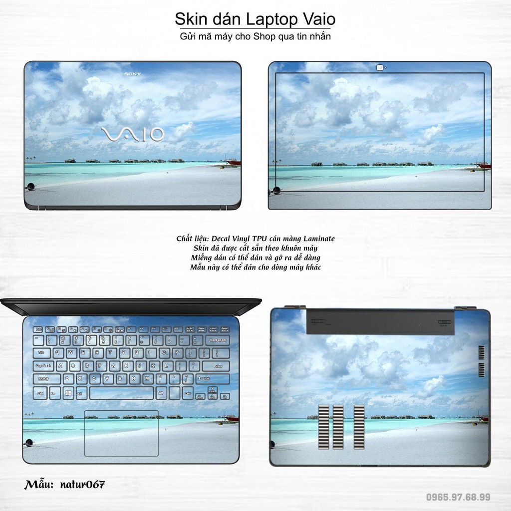 Skin dán Laptop Sony Vaio in hình thiên nhiên nhiều mẫu 3 (inbox mã máy cho Shop)