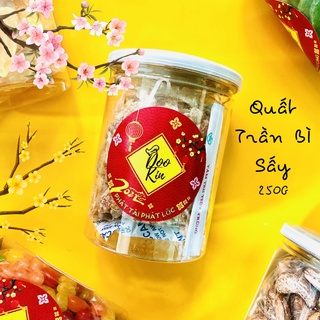 Mứt quất trần bì sấy khô không đường thơm ngon 250g mứt Tết 2022 DooKin