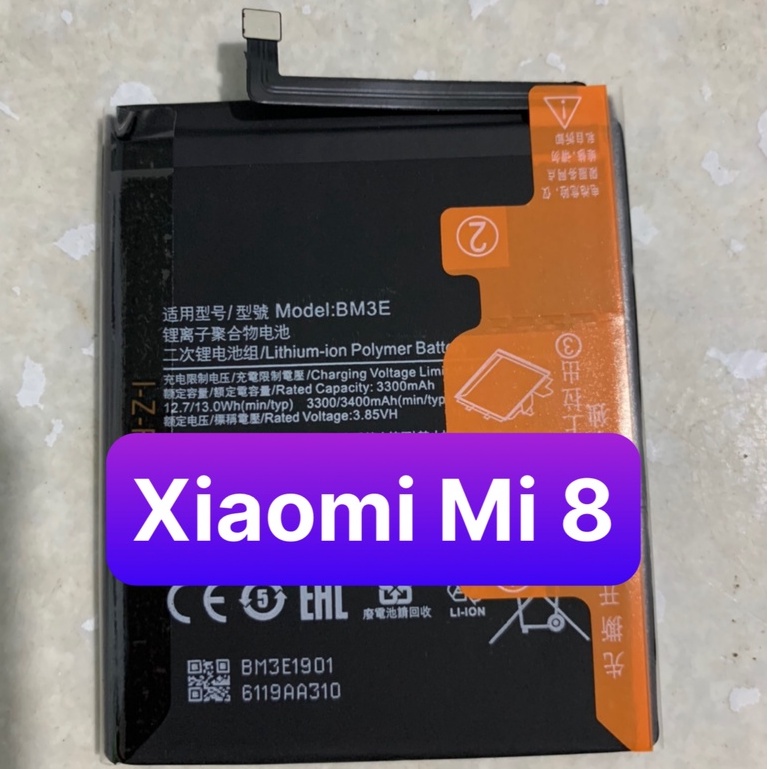 pin xiaomi MI8 / BM 3E pin dung lương 3300 / 34mah