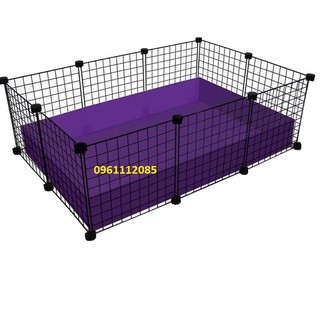 chuồng nuôi chó mèo lắp ghép đa năng 10 miếng 35*35cm